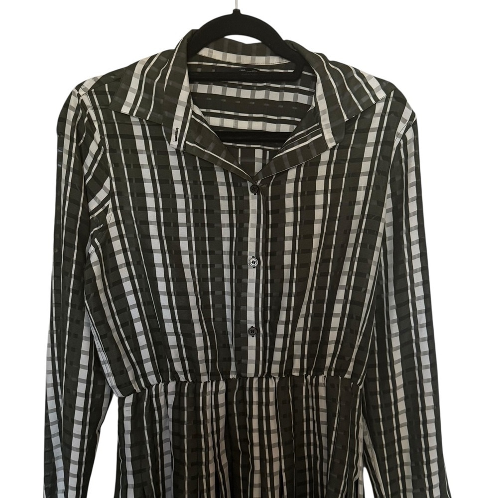 Rokh Striped Knee-Length Dress - Picture 2 of 6